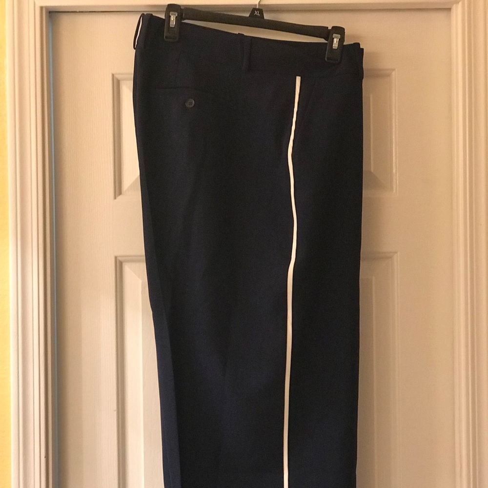 Contrast Trim Cropped Pant